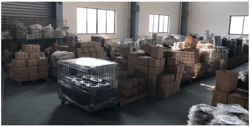 ALMAX friction disc warehouse and packed inventory